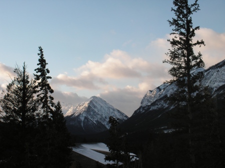 from Banff Centre cafetaria, Banff, March 21, 2012